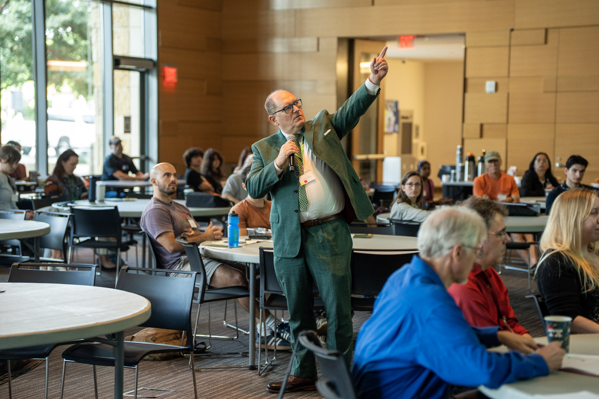 Public Invention Founder Robert Read presenting during PubInvCon 2026.