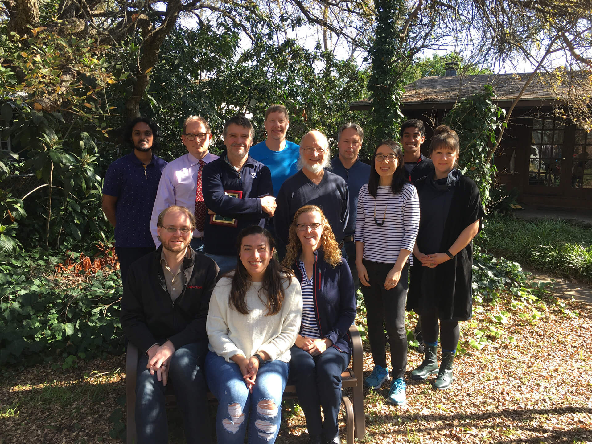 A group of Public Invention Inventors in an outside setting (2).